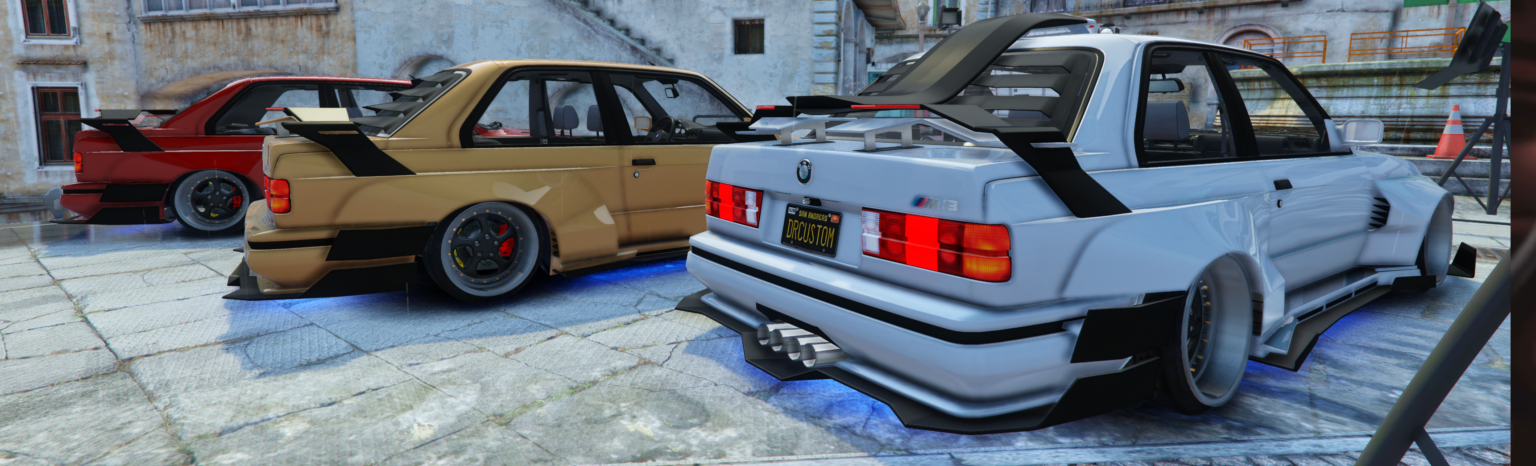 BMW E30 – WB (GTAV/FiveM) – DR CustoM Vehicles