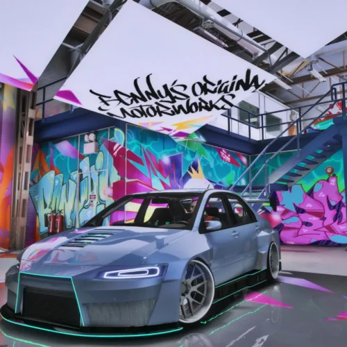 MAIBATSU LANCER EVOX - WB [Lore Friendly] (GTAV/FiveM)
